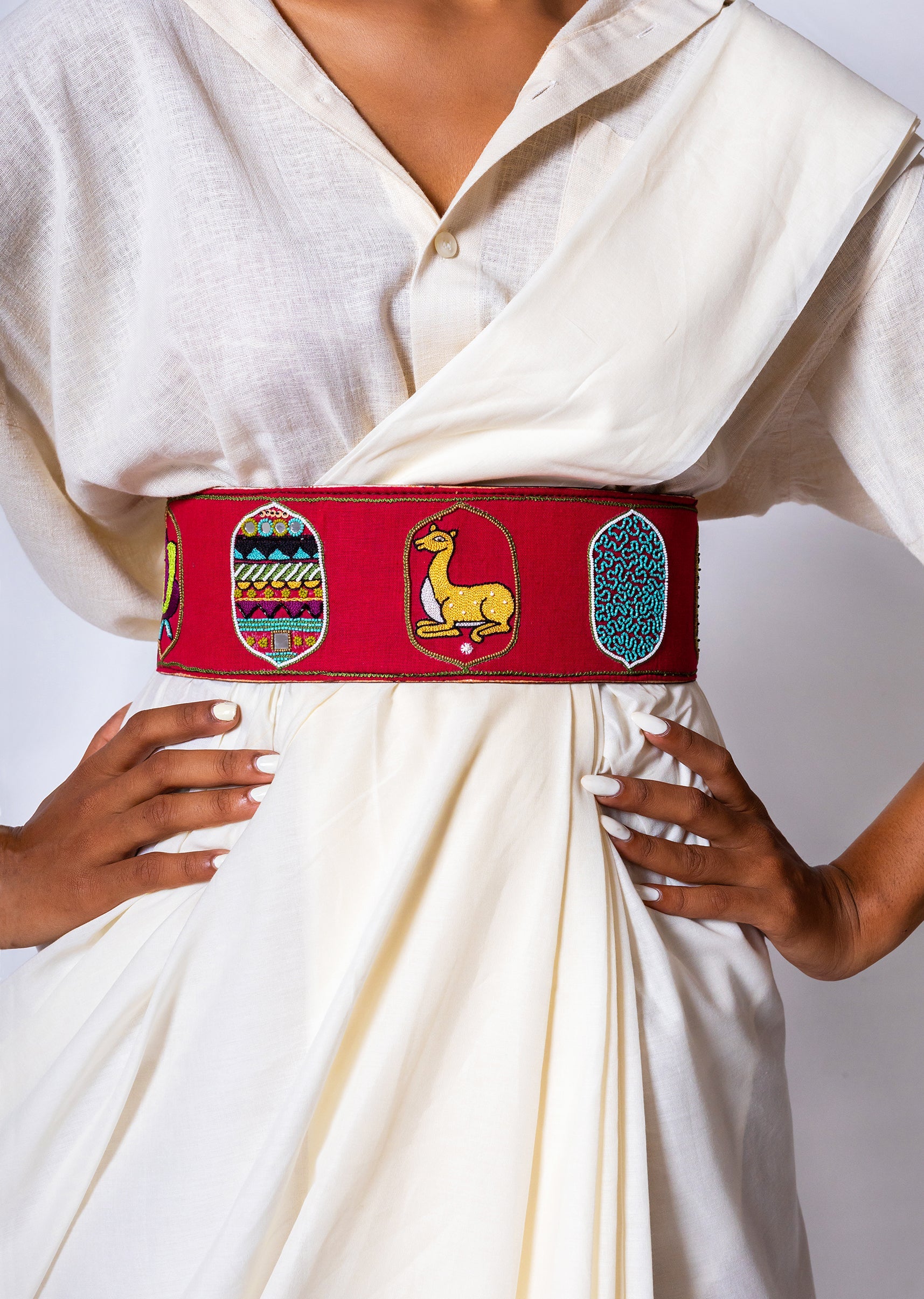 pink-and-yellow-embroidered-waist-belt-sg390875-2 c2f3f4aa-1b6d-4e06-8fe3-377418f7131c