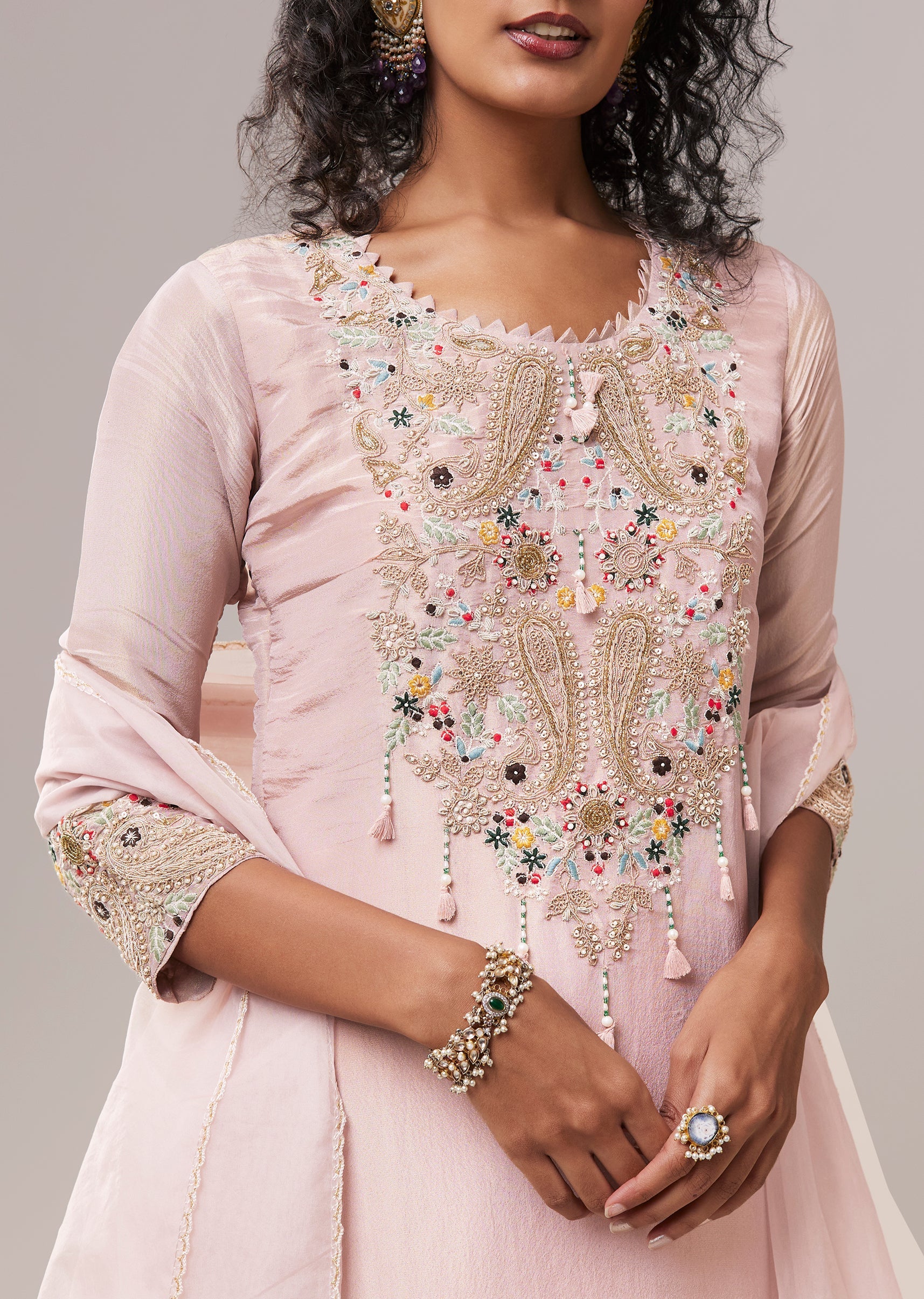 pink-bead-work-tissue-kurta-set-sg324740-2 23c952d7-caa5-424b-ba58-f1b746e6dba2
