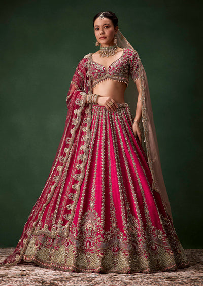 pink-bridal-raw-silk-zardozi-lehenga-set-with-two-dupattas-sg348255-1