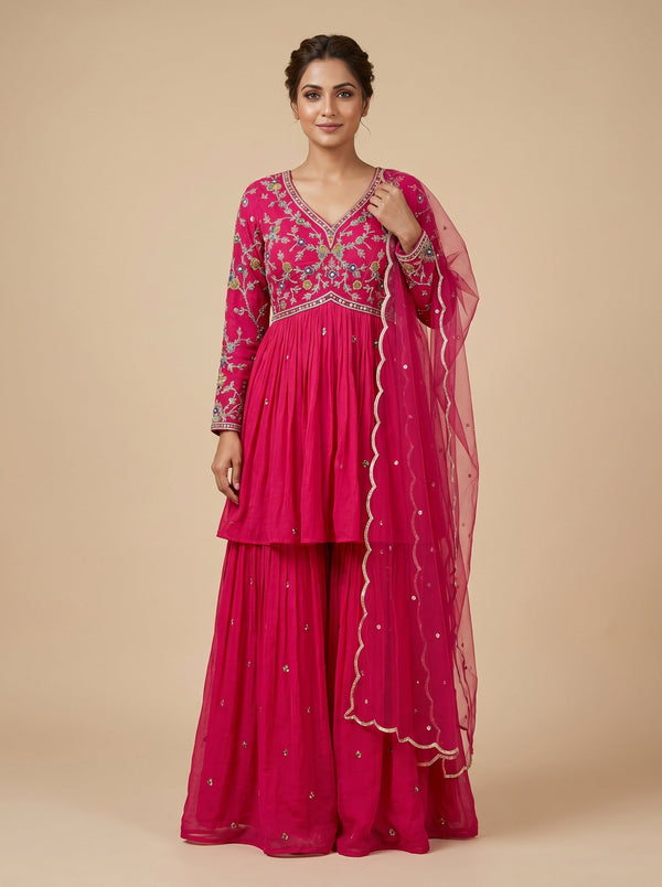 Pink Grace Anarkali