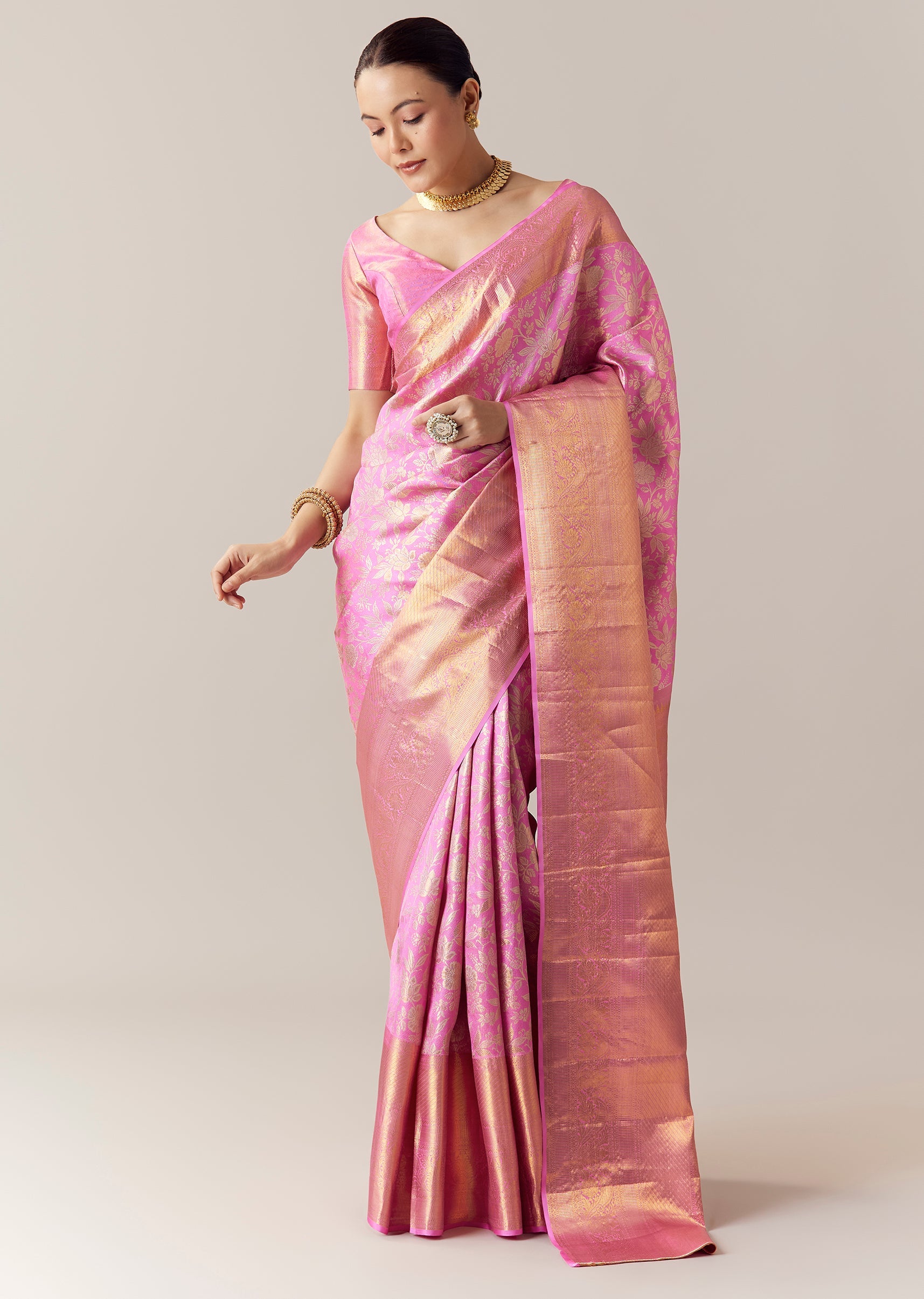 pink-kanjivaram-saree-with-unstitched-blouse-sg336051-3 cc69005a-a513-4ba0-a281-99c8b001cef9