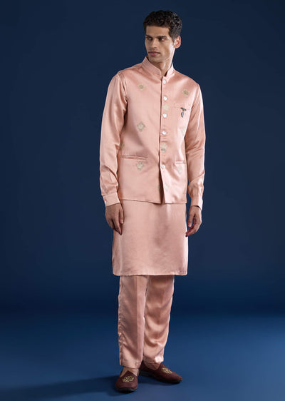 pink-linen-silk-jacket-kurta-set-with-zari-work-sg351681-1