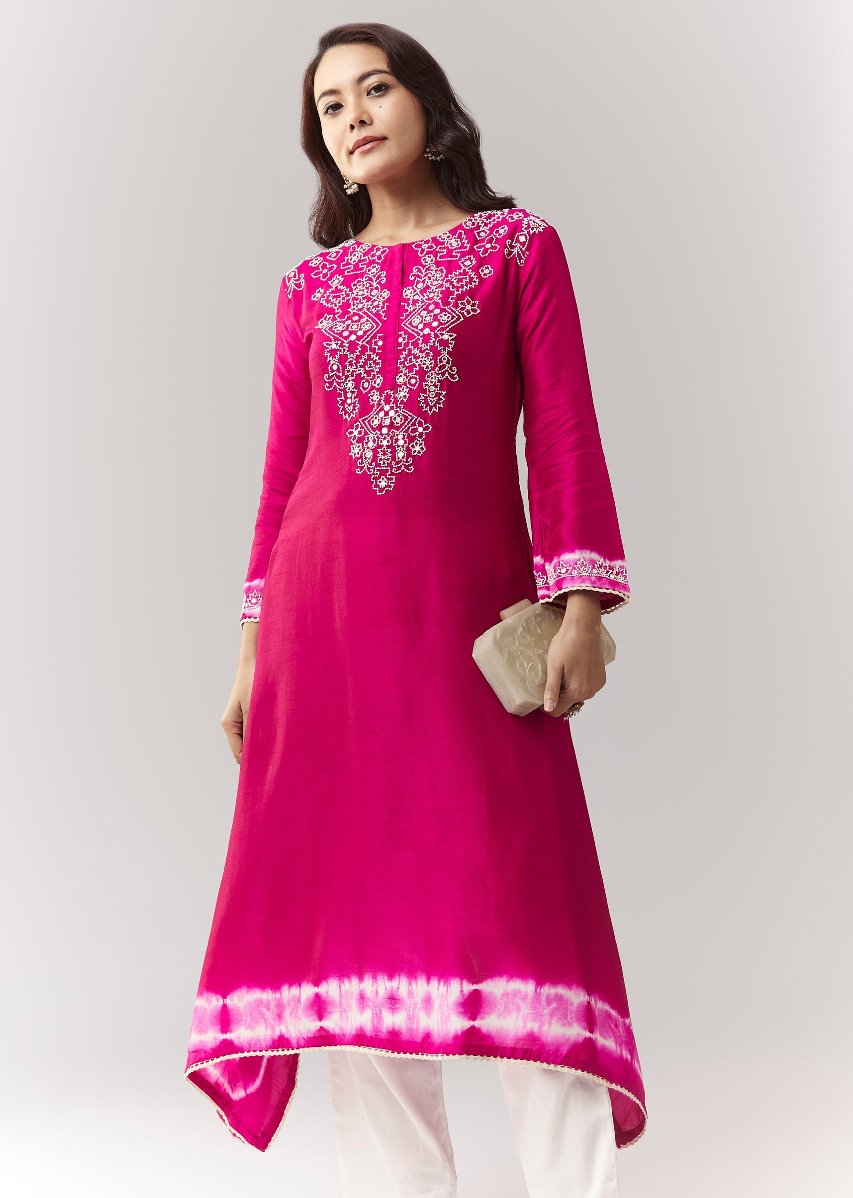 pink-moti-mirror-kurta-pant-coord-with-leheriya-border-sg383483-4 082ddf2c-8df0-49d8-bb66-c5eef30ddf73