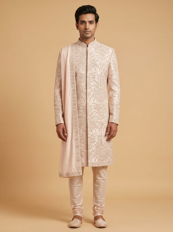 Pink Radiant Sherwani