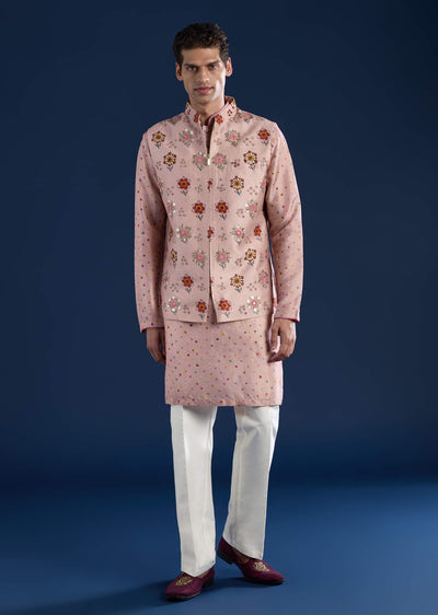 pink-silk-jacket-kurta-set-with-zari-embroidery-sg335308-1