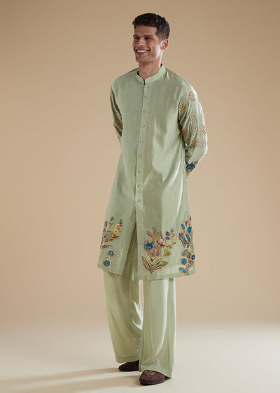 pista-green-silk-mens-kurta-set-with-moti-thread-resham-detail-work-sg366558-1 a1b1ca79-e41e-4f51-a0af-24b69e34a015