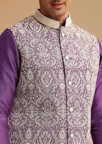 purple-kurta-jacket-set-with-resham-embroidery-and-handworked-collar-sg300255-1