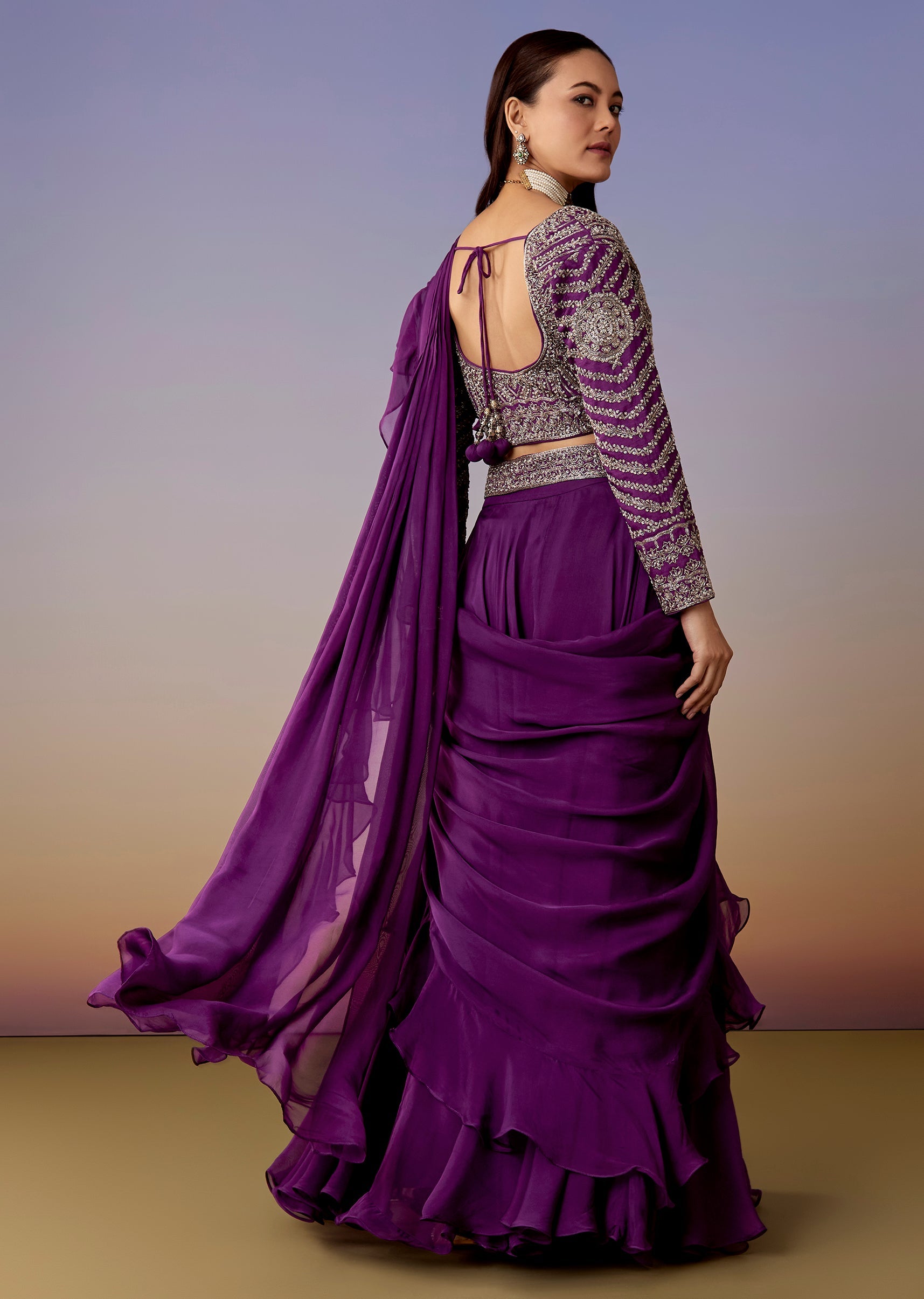 purple-pre-draped-saree-set-with-belt-sg314740-5 0a77431a-cae7-40a8-b016-3ace552b90d8