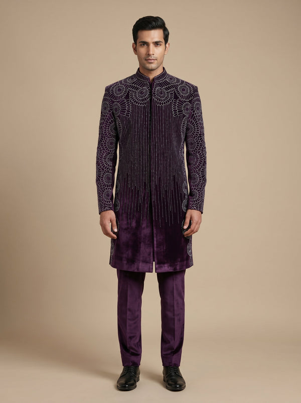 Purple Royal Indowestern