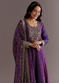 purple-russian-silk-bandhani-anarkali-suit-with-leheriya-dupatta-sg314221-4