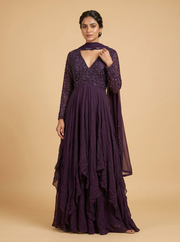 Purple Sheen Indogown