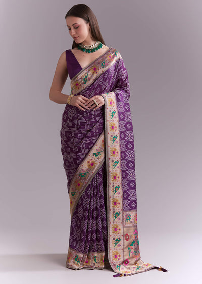 purple-silk-saree-with-zari-border-and-multicolour-motifs-sg351905-1