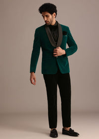 rama blue velvet tuxedo suit-sg248404 2