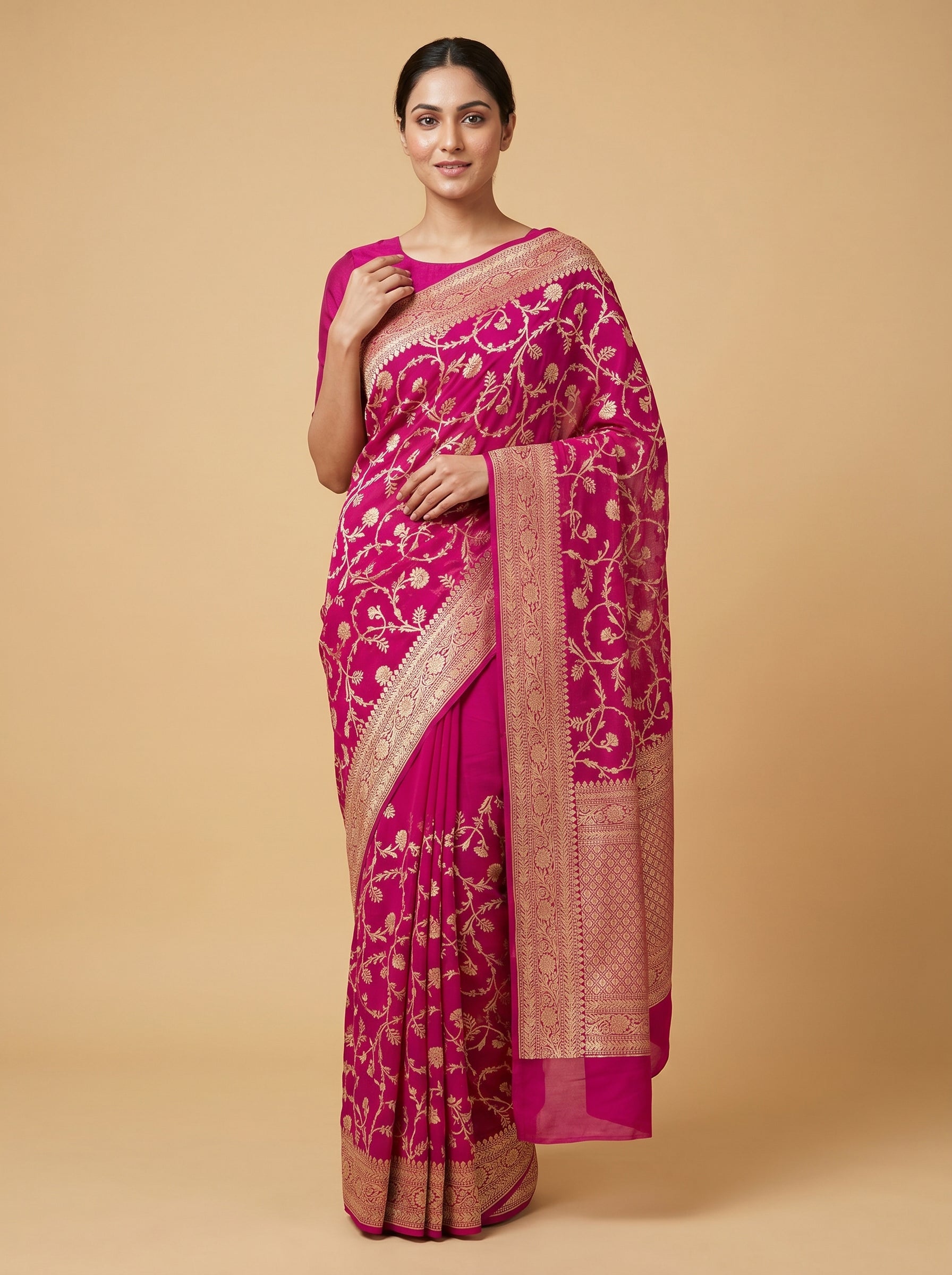Bright Rani Pink Buy Rani Pink Radiance | KALKI Fashion India