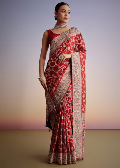 red-dola-silk-saree-with-floral-jaal-work-sg257665-1