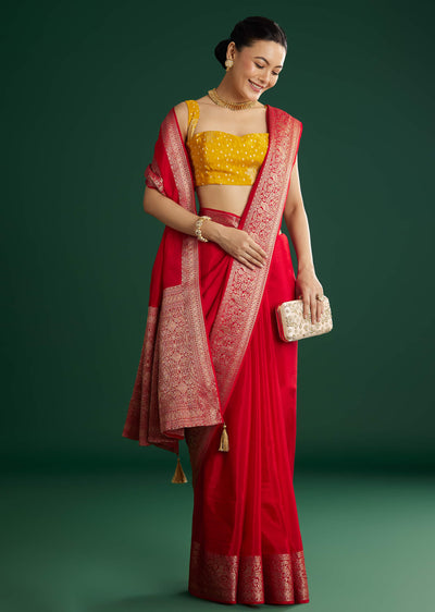 red-dola-silk-saree-with-woven-border-and-pallu-sg311882-3