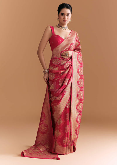 red-khadhi-georgette-saree-with-geometric-motifs-in-zari-work-sg346190-1