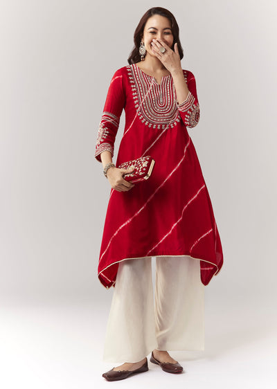 red-leheriya-a-line-kurta-palazzo-set-with-zardosi-and-moti-work-sg383539-1 ec8ced46-f078-48a3-98a1-92acef346747