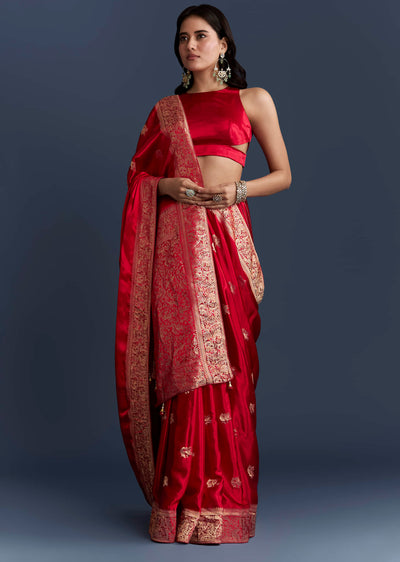 red-satin-woven-saree-with-zari-work-sg350502-1
