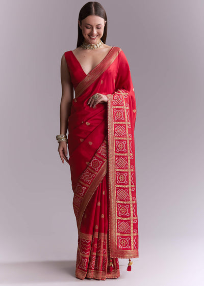 red-silk-woven-saree-with-booti-work-and-bandhani-motifs-sg351914-1