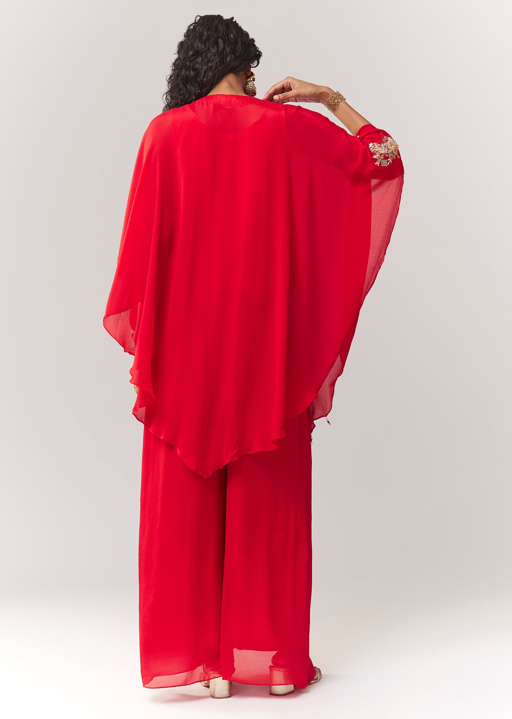 red-thread-and-zardosi-work-cape-set-with-palazzo-sg382303-5 22d23cf5-63d9-41ed-9b89-198340a3c38c