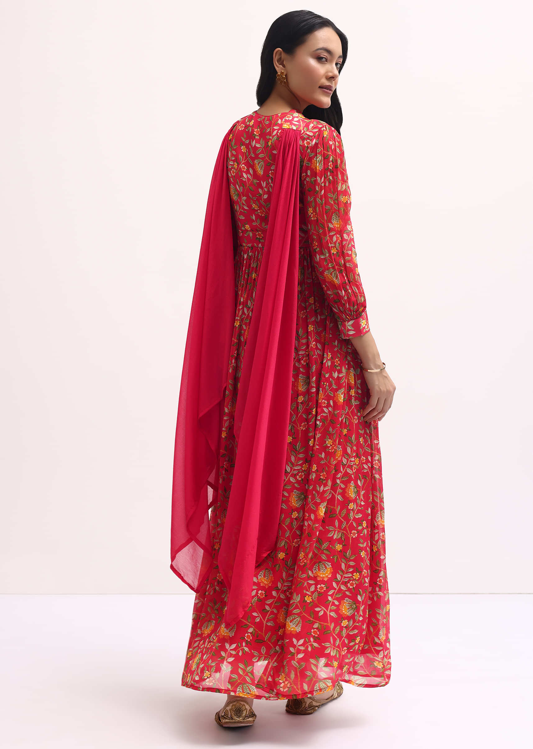 red embroidered chiffon anarkali suit-sg231489 2 1baddcf4-cac0-4b5b-95eb-2b600634da5f