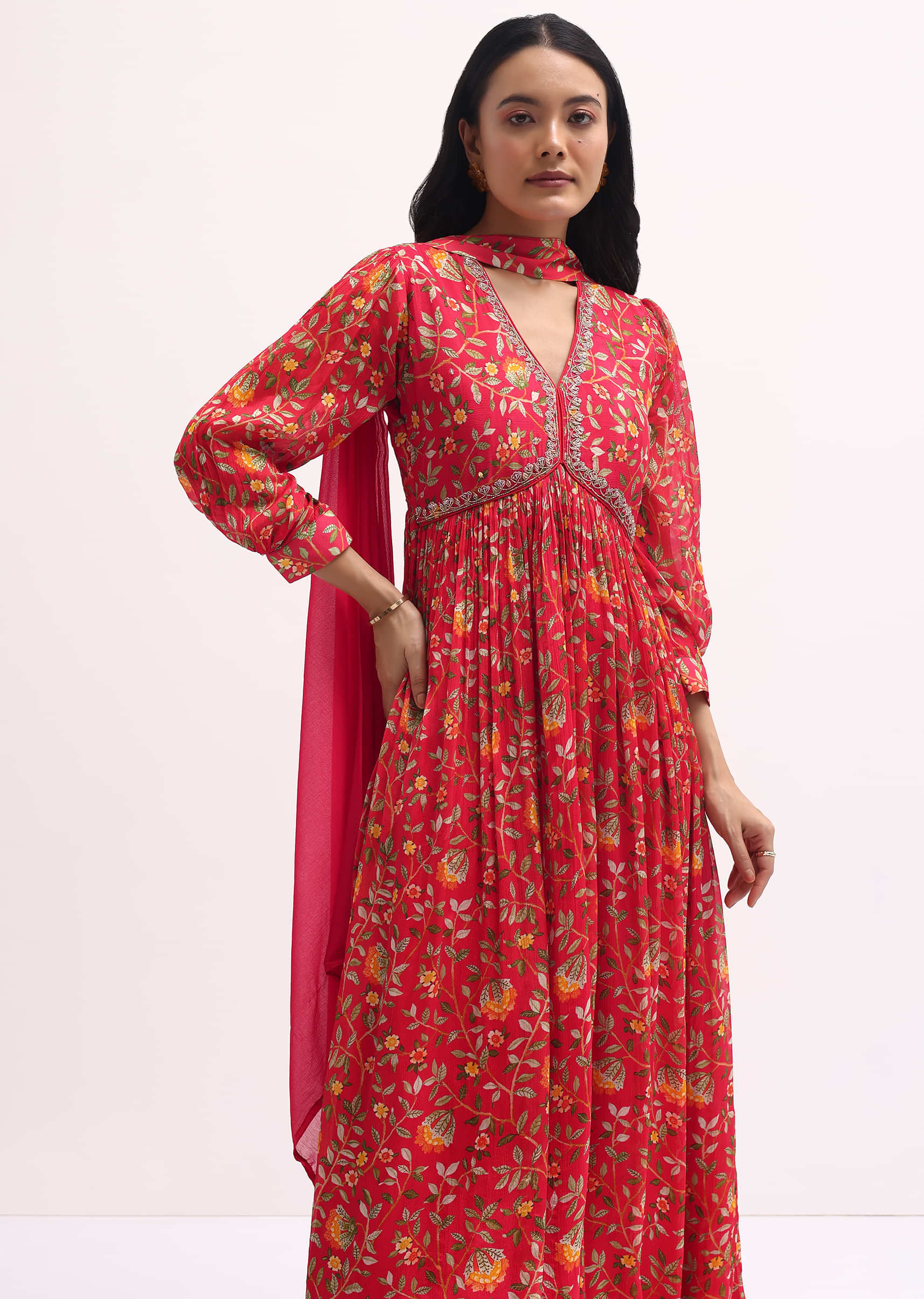 red embroidered chiffon anarkali suit-sg231489 4 0ed5902d-abb0-4725-81f3-13f290c1d5ca