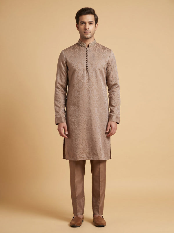 Rich bronze gold kurta set