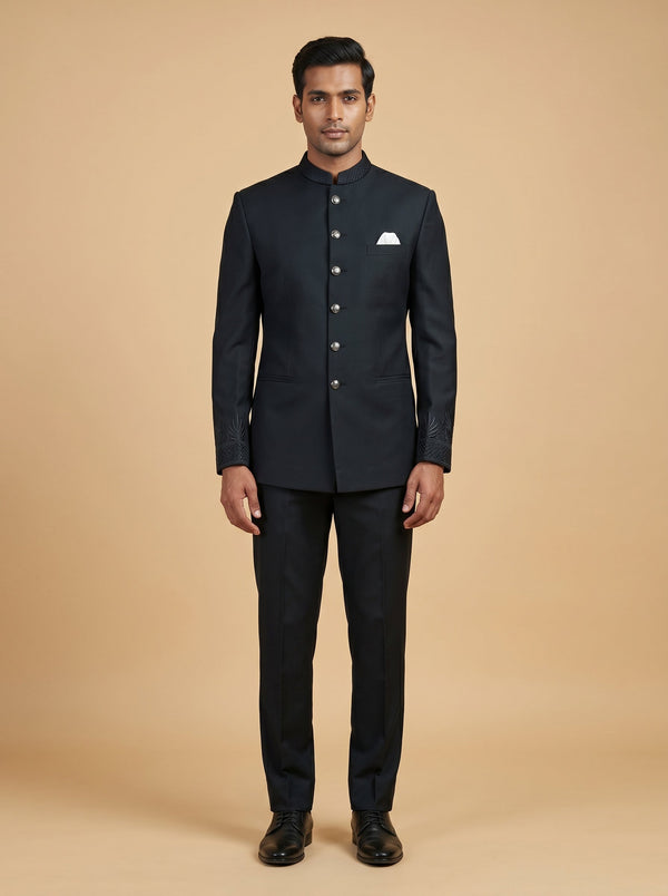 Rich teal Jodhpuri