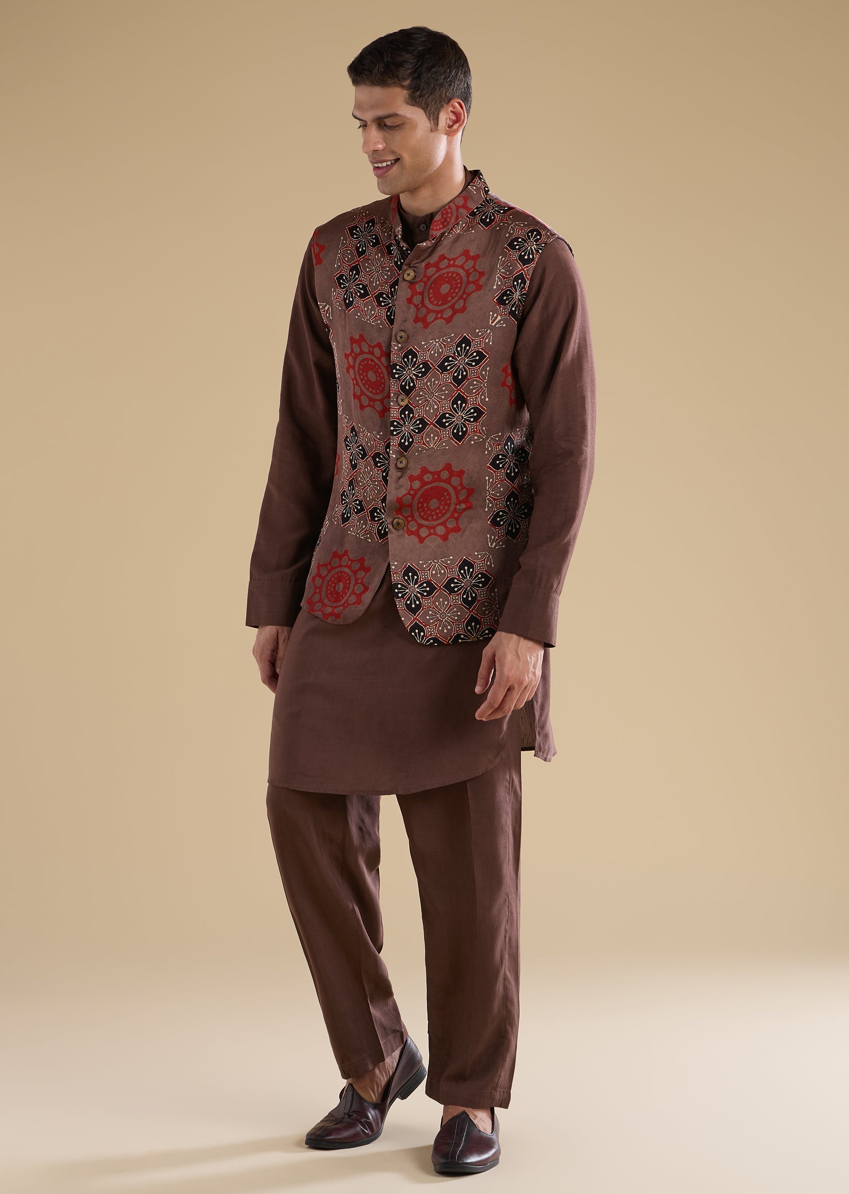 rust-ajrakh-printed-kurta-jacket-set-sg349269-1 aa1e4654-f73a-4a2a-beb8-caf1d53ab534