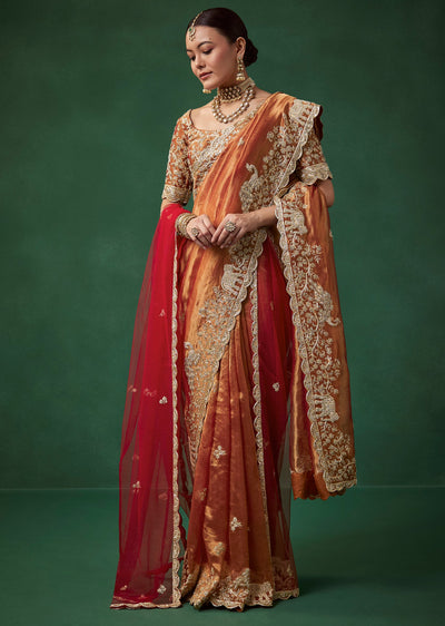 rust-bridal-silk-organza-saree-with-unstitched-blouse-and-dupatta-1 cb08e130-f908-4d06-ad64-c49bc9ecce86