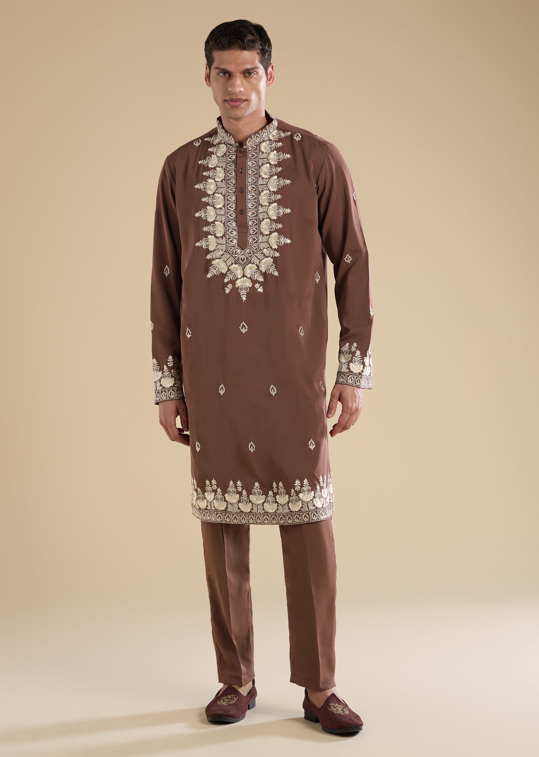 rust-embroidered-silk-kurta-set-sg322036-3 6bc7e928-a028-4b58-bac8-043725efa511