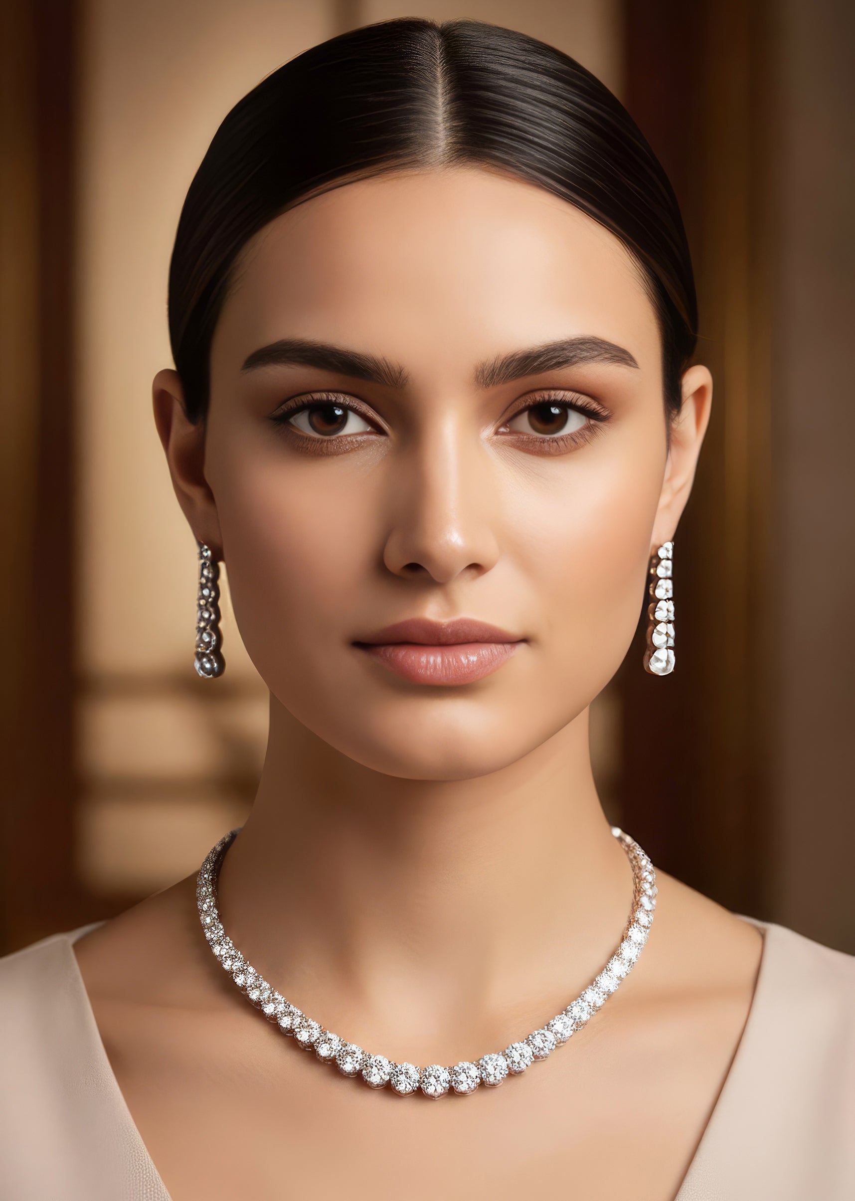 silver-and-white-zircon-necklace-set-for-festive-party-wear-sg374117-7 04757903-b9b2-4117-8873-b43dafdd54db