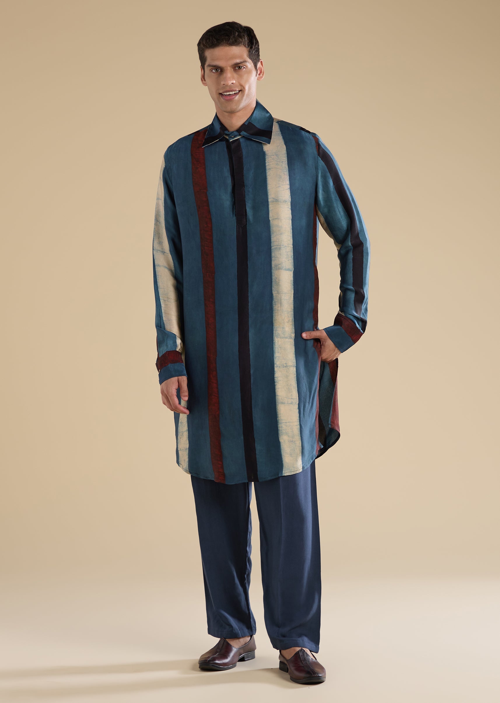stripe-indigo-ajrakh-printed-kurta-set-sg349421-1 48b0da32-3ca2-495e-af1e-84fac985cfe4