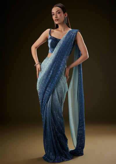 teal-ombre-sequence-ready-to-wear-saree-with-velvet-blouse-sg307029-1