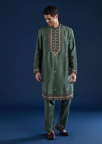 teal-resham-embroidered-mens-kurta-and-pant-set-sg335580-1