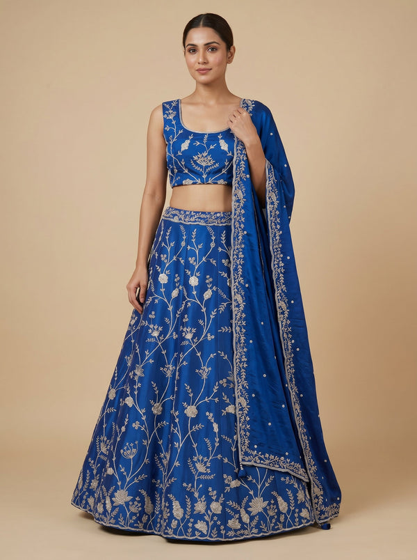 Violet Regal Lehenga