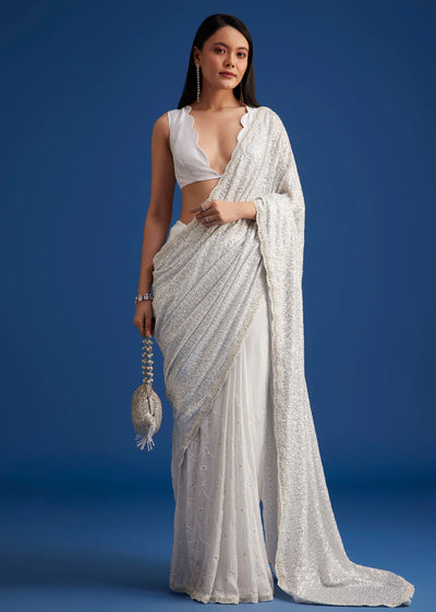 white net sequins saree with scalloped-sg284069 15