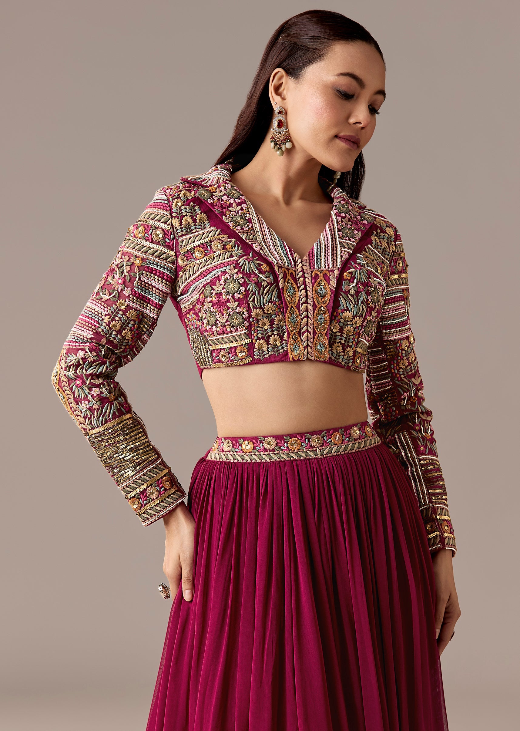 wine-bridesmaid-lehenga-set-sg386153-4 8d80d6a7-fdb4-43f9-b4c8-b6c050100032