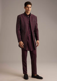 wine-indo-western-set-for-men-with-cutdana-embroidery-sg335436-1