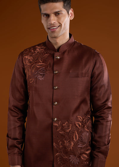 wine-red-silk-mens-kurta-jacket-set-with-thread-and-french-knot-work-sg329007-2 c450e183-8ae3-4f9f-955a-61aeb480c3e8