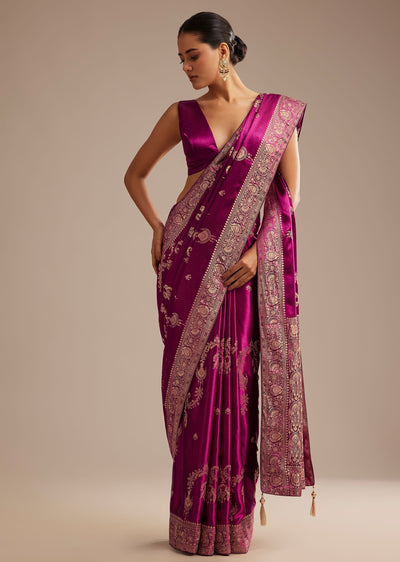 wine-satin-saree-with-zari-woven-work-sg292703-1