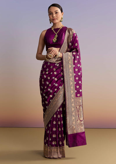 wine-silk-handwoven-banarasi-saree-with-zari-butti-sg342737-1