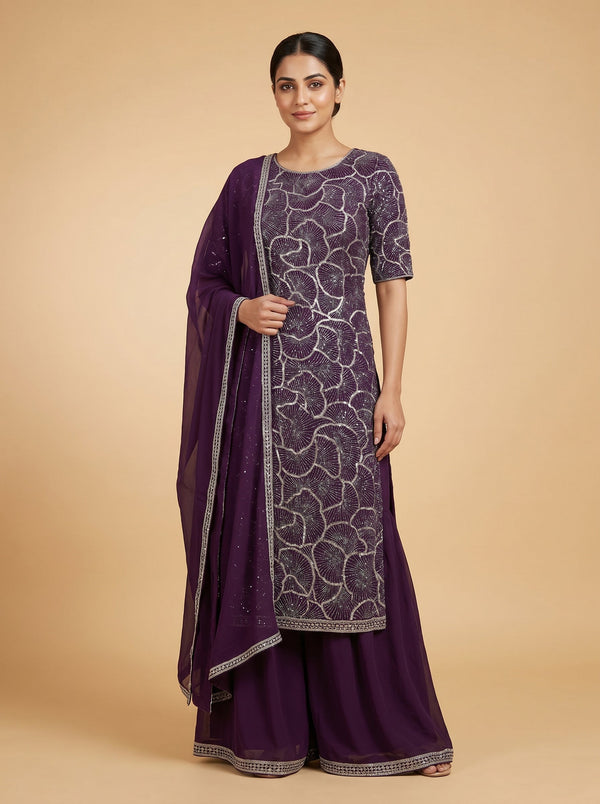 Wine Silk Indogown