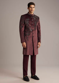 wine-velvet-indo-western-set-for-men-with-intricate-hand-embroidery-sg342812-1