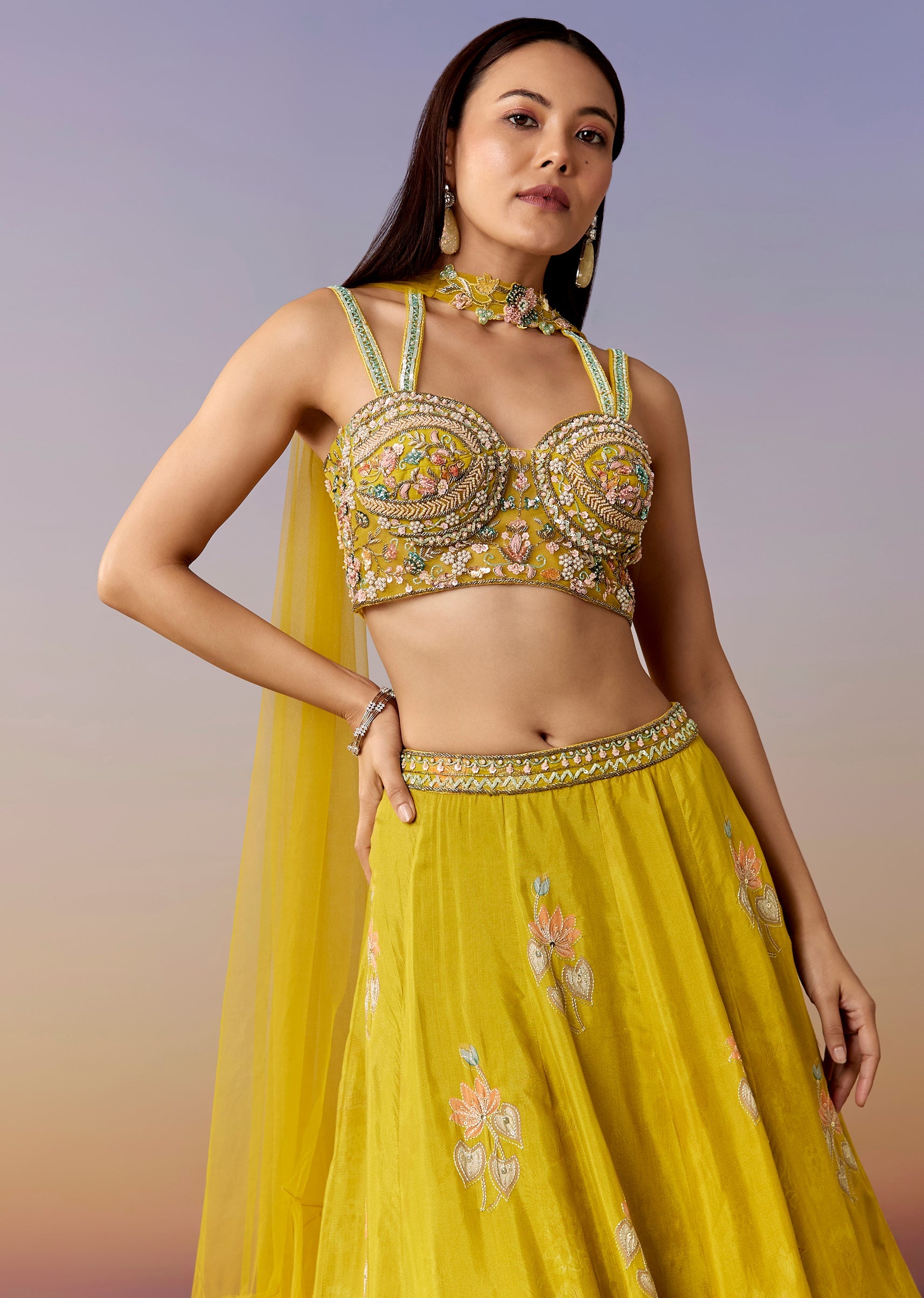 yellow-floral-printed-bridesmaid-lehenga-set-sg389497-5 298e07ec-74e0-4bff-8eef-b117805c2843