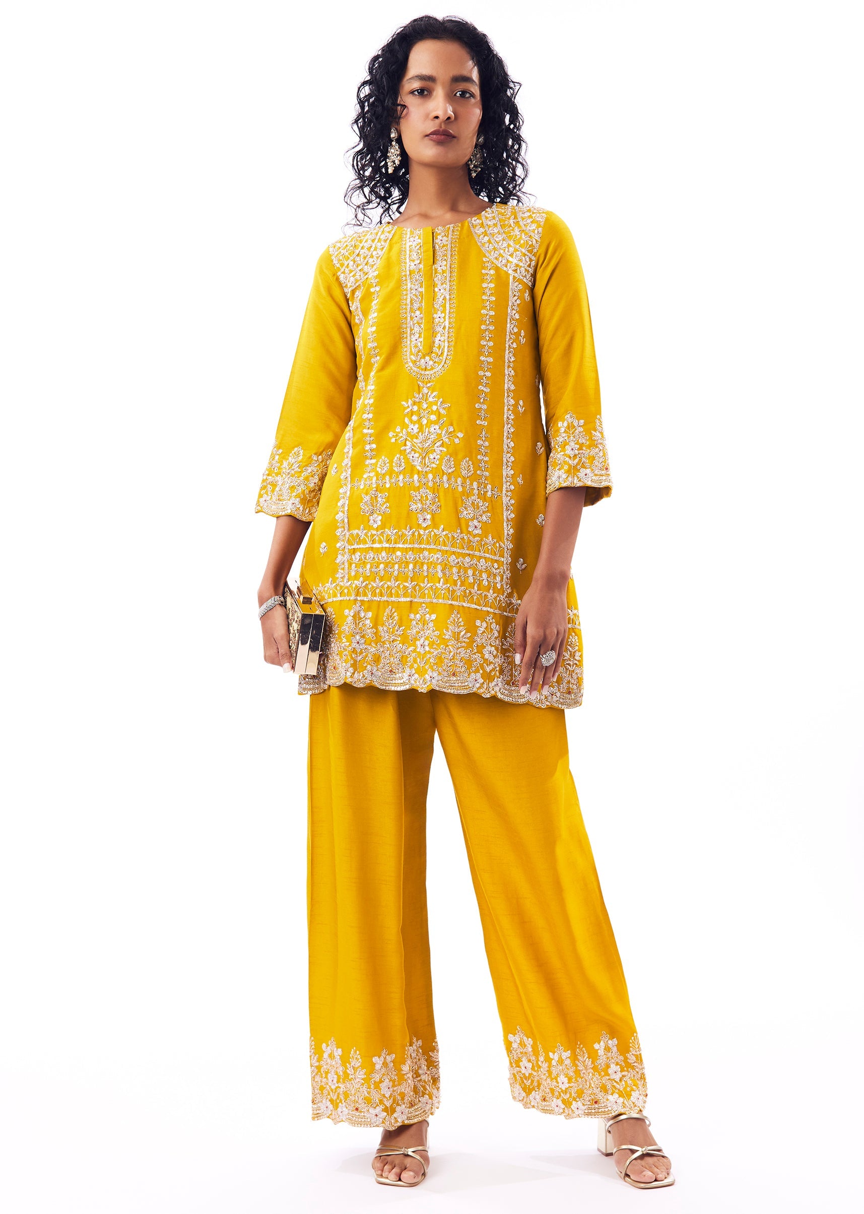 yellow-silk-coord-set-with-zardosi-and-gotta-detailing-sg383631-3 6d8069a5-9efd-4e09-8ee5-b20bbc1b0baf