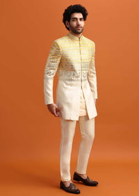 yellow ombre indowestern set with foil applique-sg235618 14 fcdd40f9-42ae-4e52-a9fc-931e3ce421cc