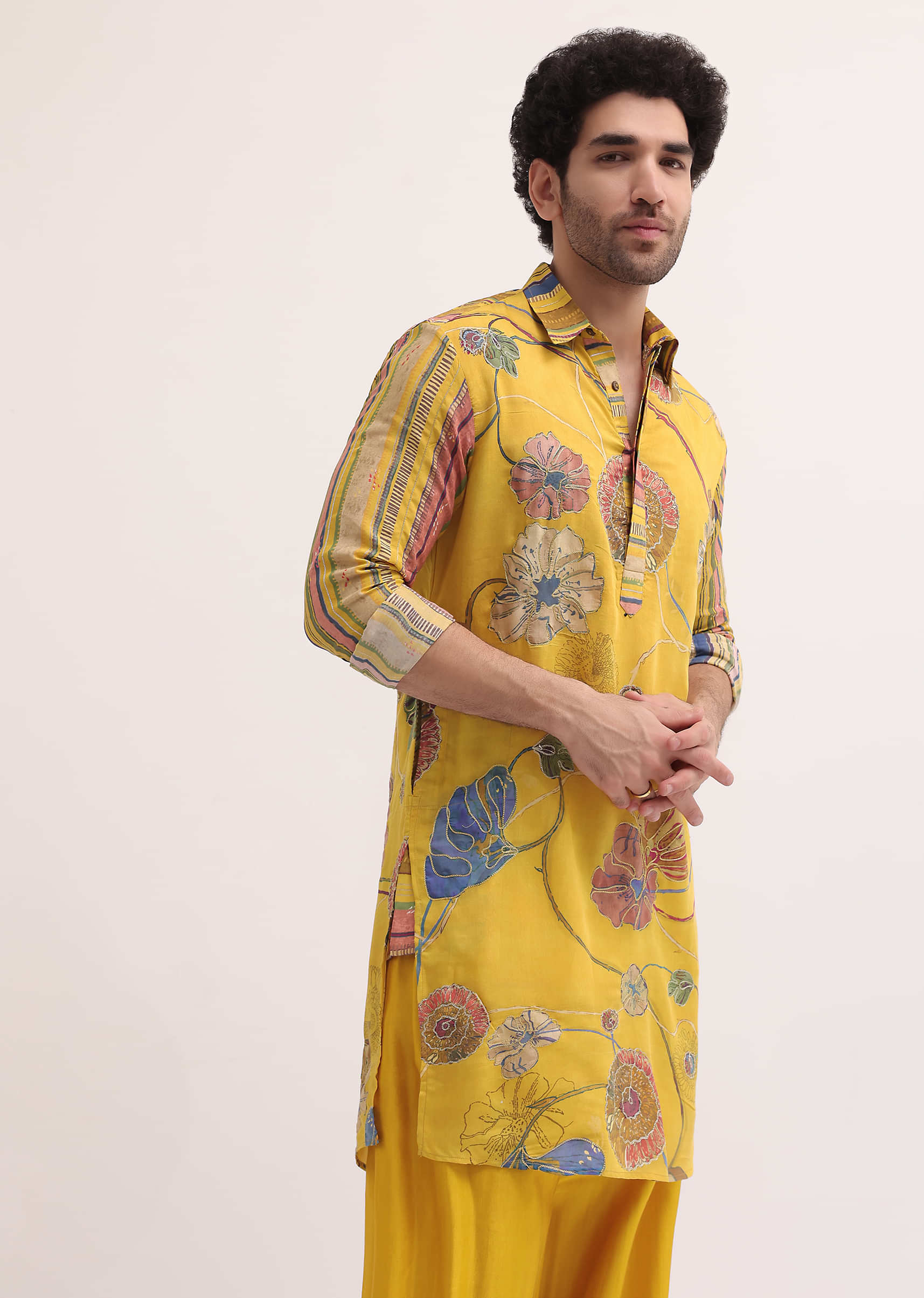 yellow resham work kurta patiala set for men-sg227860 4 50657aa1-2d5a-48f4-953e-ba29efdf5826